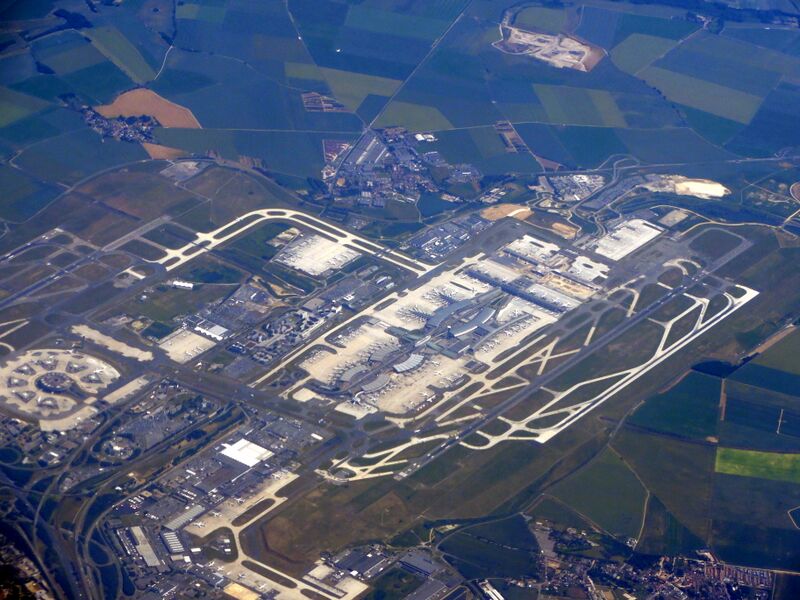 File:Aerial view of Paris-Charles de Gaulle airport.jpg
